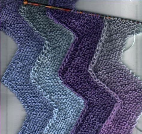 Free Zig Zag Knitting Pattern Collection Of Chevron Knit Stitch