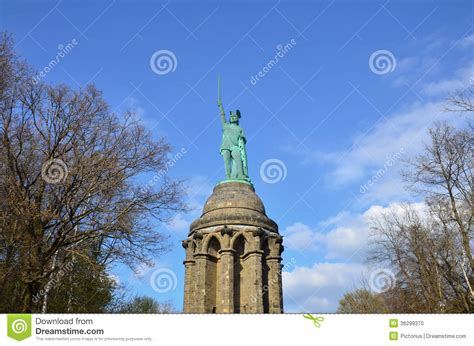 Hermannsdenkmal Hermann Monument Is The Highest Statue In Germany It