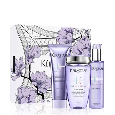 kérastase blond absolu spring blonde trio kit t set