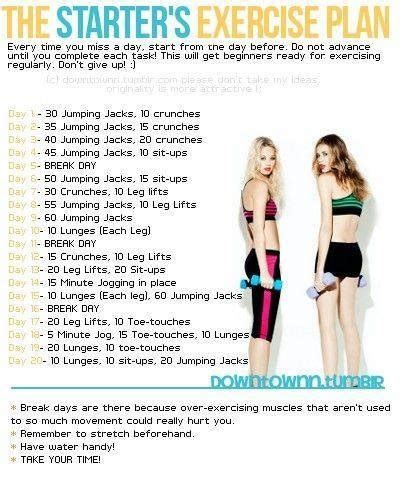 Workout Schedule For A Month Musely