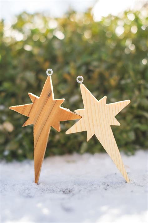 Mini Wooden Bethlehem Star Christmas Ornament Etsy