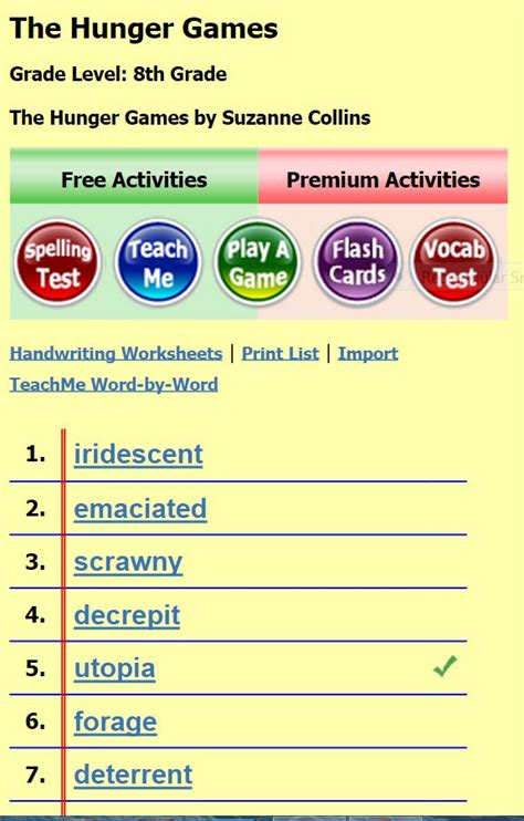 Spelling Games For 8th Graders