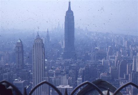 1950s empire state building new york city 35mm slide scenic view nyc scenic views scenic