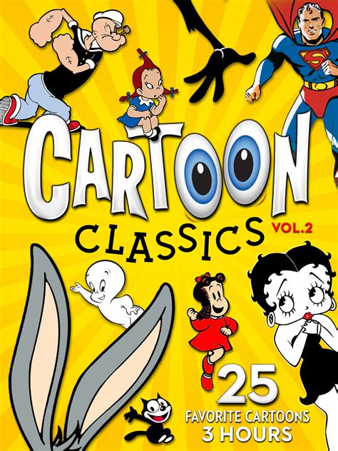 Prime Video: Cartoon Classics - Vol. 2: 25 Favorite Cartoons - 3 Hours