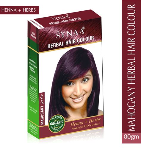 Synaa Mahogany Herbal Hair Color Synaa