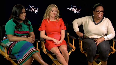 A Wrinkle In Time Itw Mindy Kaling Reese Witherspoon And Oprah