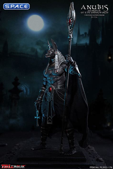 1 6 Scale Silver Anubis Guardian Of The Underworld