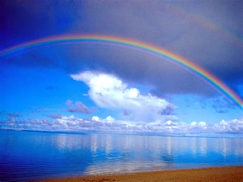 Rainbow Above Beach Wallpapers Hd Desktop And Mobile Backgrounds