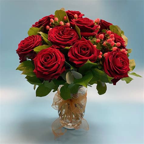 Luxury Red Rose Bouquet Romantic Flowers Brighton Flower