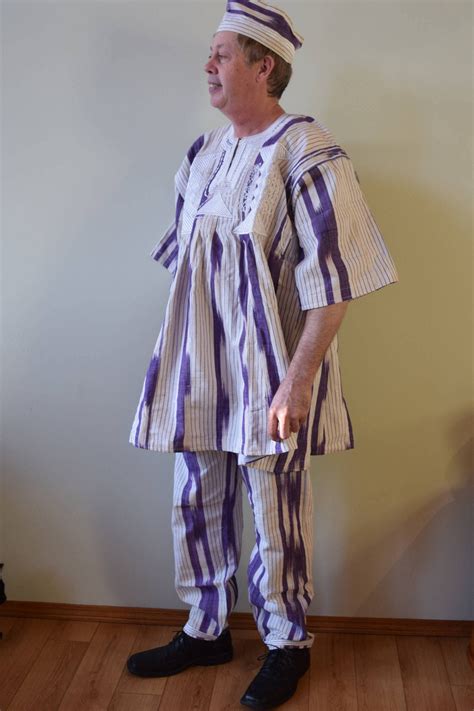 African Mens Traditional Outfit Burkina Faso
