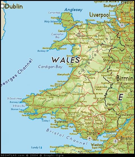 Map Of Wales Map Uk Atlas Wales Map History Of Wales Wales England