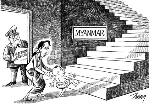 Cartoon Heng On Democracys First Steps In Myanmar The New York Times