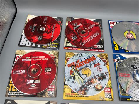 Vintage Pc Gamer Demo Disc Lot Of 12 Cds 2003 Call Of Duty