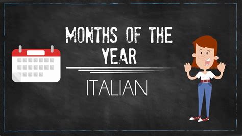 Italian Months Of The Year Youtube