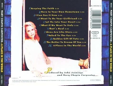 covers box sk mary chapin carpenter a place in the world high quality dvd blueray movie