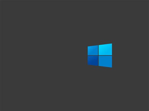 1280x960 Windows 10 Dark Logo Minimal 1280x960 Resolution Wallpaper Hd