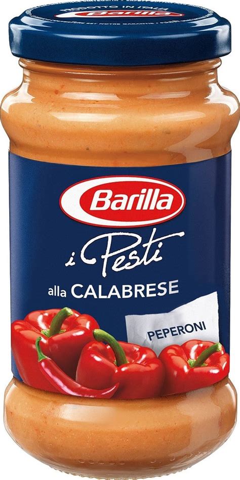 Näytä lisää sivusta barilla facebookissa. Barilla Pesto alla Calabrese mit Paprika u. Peperoni 190 ...