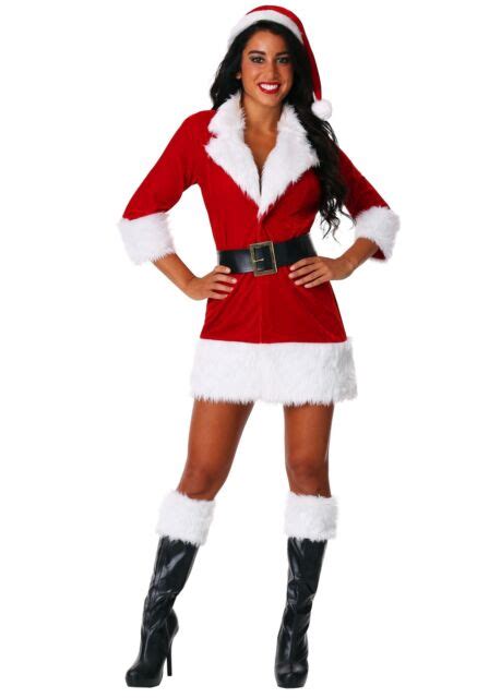 Womens Secret Santa Costume Ebay