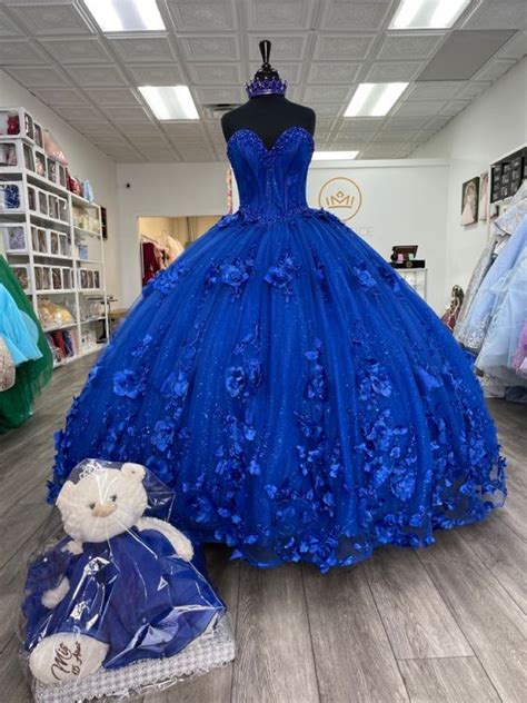 Royal Blue Quinceanera Dress Ball Gown With Appliques Sweet 16 Dress C In 2023 Quinceanera