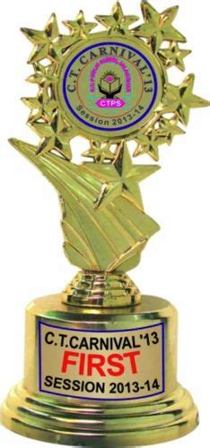 Golden Gold Plated Pf 25 Star Plastic Fitted Award Trophies At Rs 43