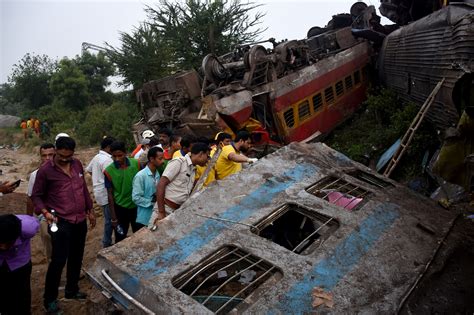 In Photos The Scene Following The Deadly India Train Crash
