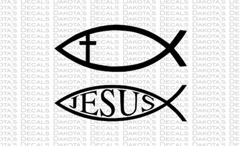 Jesus Fish Svg For Download Etsy