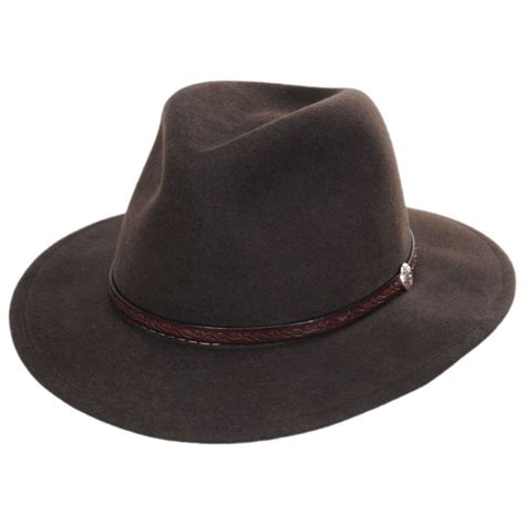Stetson Cromwell Crushable Wool Felt Fedora Hat Crushable