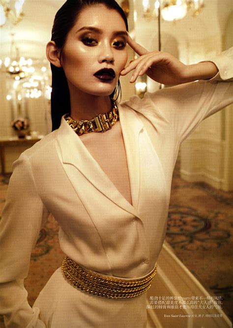 Asian Models Blog Editorial Ming Xi In Vogue China December