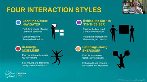 What Are The Four Interaction Styles Youtube