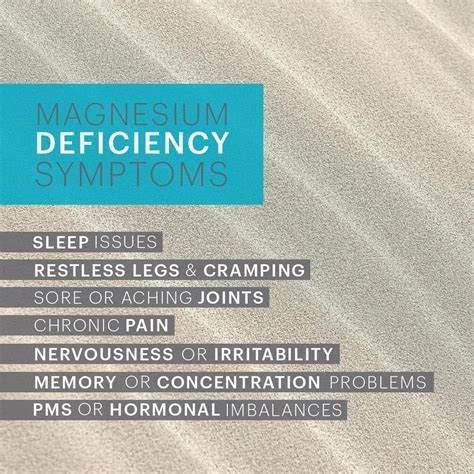 do you recognise any of these symptoms you could be magnesium deficient 👎🏼⠀ magnesium