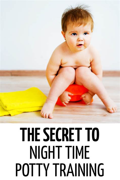 The Secret To Successful Night Time Potty Training