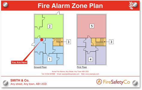 Fire Alarm Zone Plans Bs5839 12017 Compliant Qdos