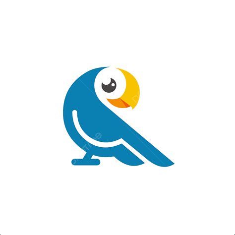 Parrot Bird Clipart Vector Bird Cute Parrot Logo Vector Illustration