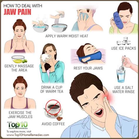 턱 통증 완화하는 방법 10가지