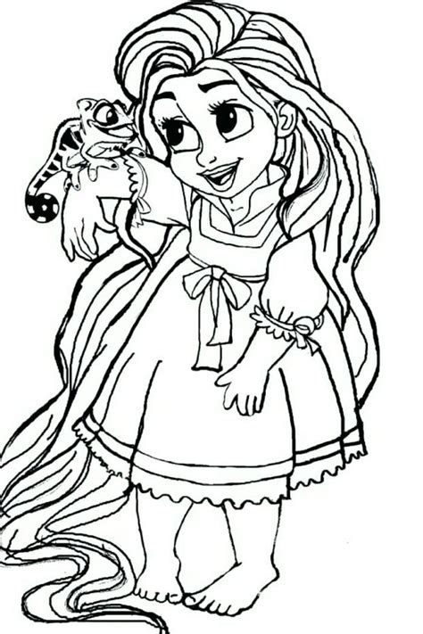 1001 Ideas De Dibujos Para Colorear Originales Rapunzel Coloring