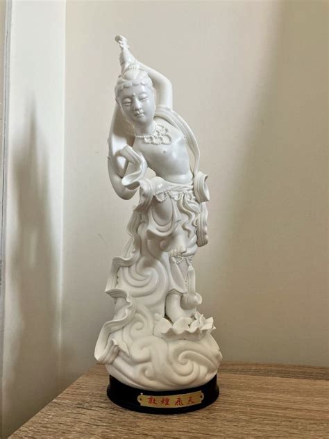 Asian Goddess Diva Deity Statue NEW Furniture Home Living Home