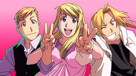 Edward Elric And Alphonse Elric And Winry Rockbell