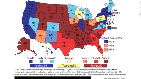 Así Es Como Se Vería Un Mapa Electoral Del Enfrentamiento Entre Sanders