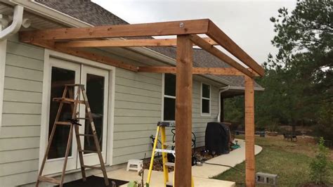 Whether framing an interior wall or a whole house framing you can frame a house by yourself, but it is so much easier with a helper or two. Building A Porch Cover - Aumondeduvin.com