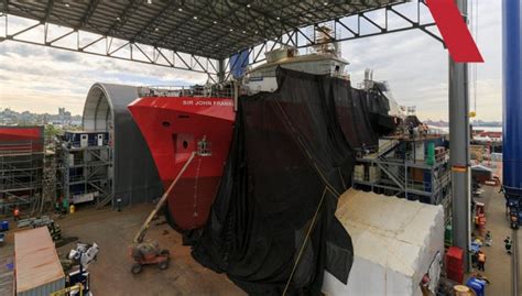 Seaspan Unveils The First Large Vessel To Be Designed And Built In