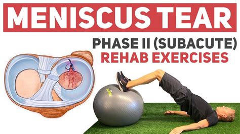 Meniscus Tear Rehab Phase II Rehab Exercises YouTube