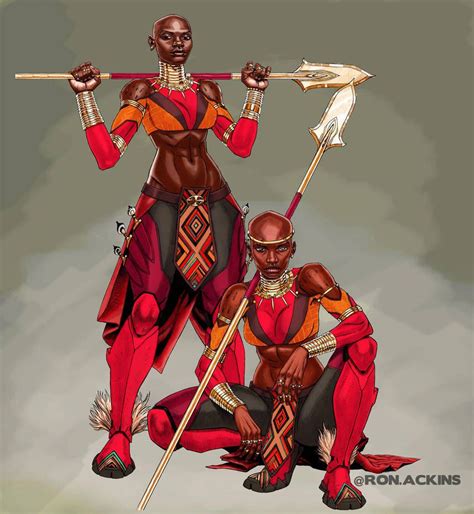 Dora Milaje By Ronackins Black Panther Art Black Panther Marvel Black