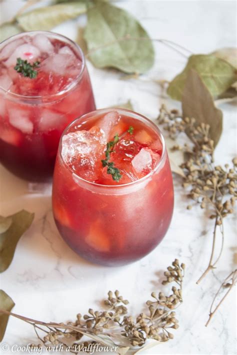 Sparkling Pomegranate Apple Lemonade Cooking With A Wallflower