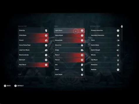 Assassin S Creed Controls Customization Xbox Controller Youtube