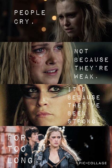 The100 Clarke Griffin The 100 Show The 100 Clexa The 100 Quotes