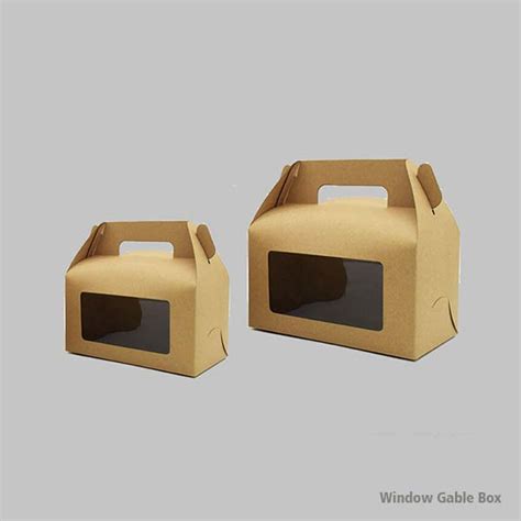 Left to right x width: Window Gable Boxes | Wholesale Gable Packaging Boxes