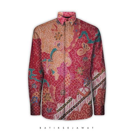 Batik Tht Anggrek Bulan Abang Ati Ii Batik Sejawat