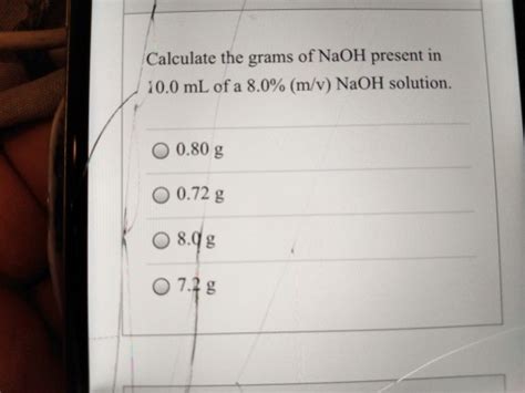 Molar solutions use the gram molecular weight of a solute in calculating molar 500 ml of a 0.1m solution of naoh is needed for a procedure. This is a multipart homework question for chemistry ...