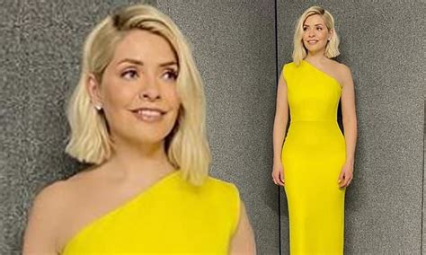 Holly Willoughby Looks Radiant In A Yellow Dress As Guest Judge On The