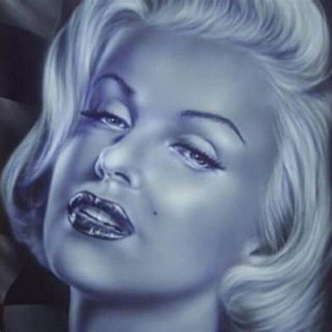 Airbrushed Portrait Of Marilyn Monroe Airbrush Art Airbrush Portrait